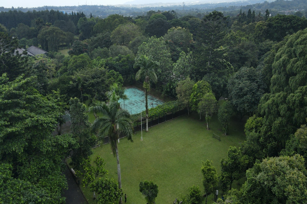 Lapangan di Kinasih resort dari Drone