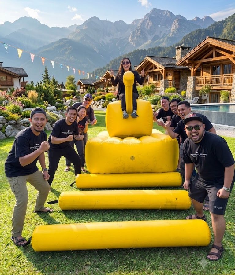 Inflatable Balloon team building
